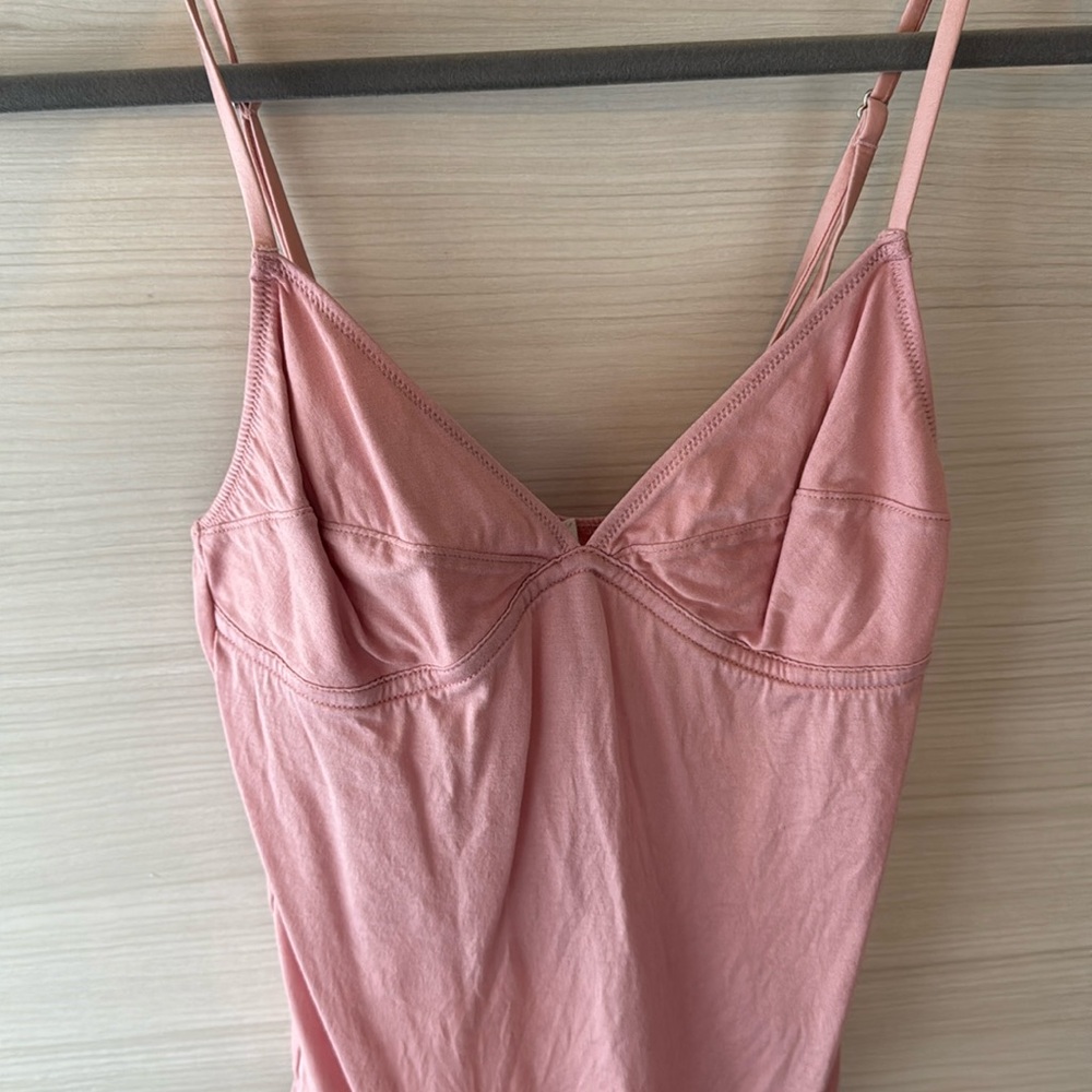 Gorgeous pink Fleur du Mal cotton bodysuit SMALL